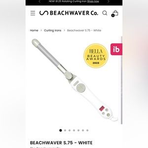Beachwaver S.75 rotating curling wand